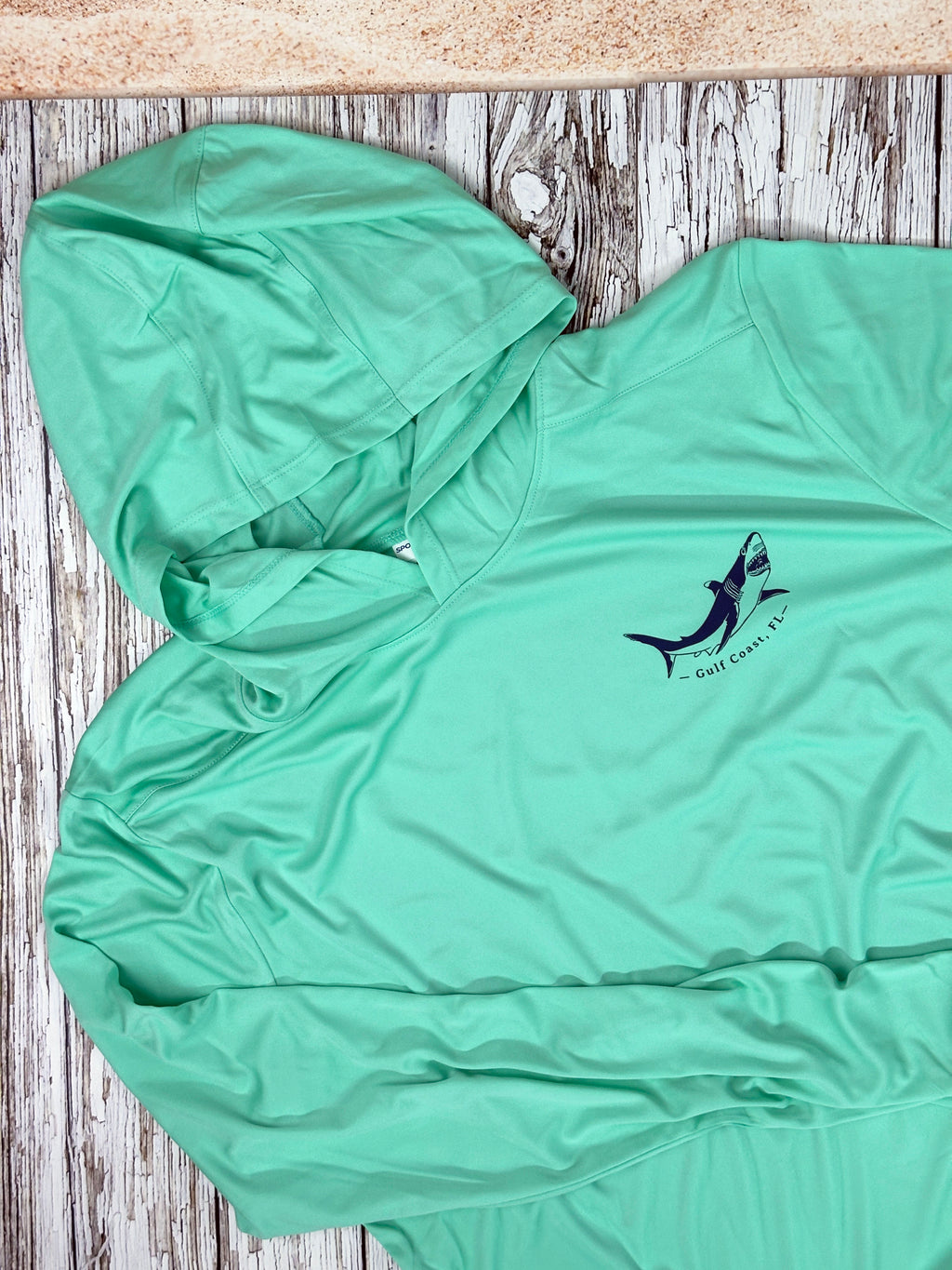 Great White - Posi-UV Pro Long Sleeve Hoodie Fishing Shirt