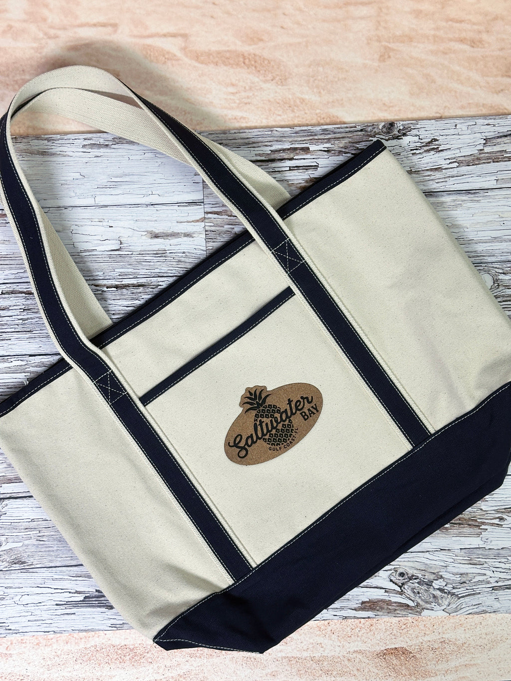 Pineapple Logo - Large Cotton Canvas Tote